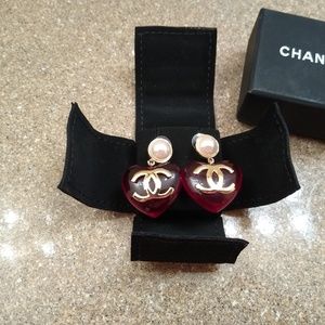 Authentic CHANEL earrings...Beautiful! Gorgeous!